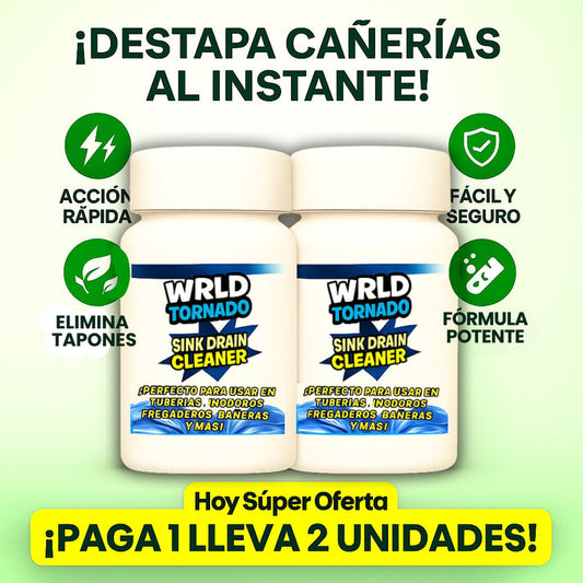 2 x 1 DESTAPADOR Y LIMPIADOR DE CAÑERÍAS - DESAGÜES